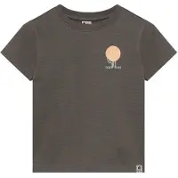 Daily7 T-shirt met backprint grijs Jongens Katoen Ronde hals Backprint - maat 104
