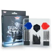 Bull's Bundle of Steel Steeltip Dart Set - 4 Sets Dartpijlen 21g, 22g & 23g - Inclusief Flights en Shafts