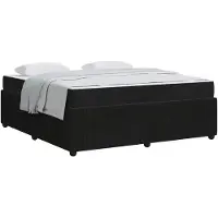 vidaXL Bedframe Zwart 180 x 200 cm Stof