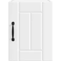 vidaXL Wandkast LUCCA Wit 30 x 31 x 40 cm Bewerkt hout