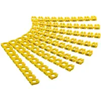 Goobay Kabelmarkering | | 3 x 30 stuks (Ø 6 mm, Letters)