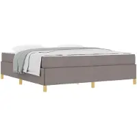 vidaXL Bedframe Taupe 180 x 200 cm Stof