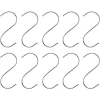 QUVIO Ophanghaken - Zilver - 12 cm (h) - 10 stuks
