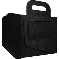 QUVIO Opbergmand - 27 x 40 x 26 cm - Vilt