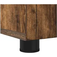 vidaXL Badkamerkast Rook Eiken 60 x 35 x 80 cm Bewerkt hout, Metaal