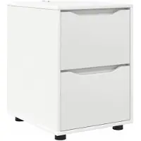vidaXL Opbergkast 40 x 48 x 57 cm Bewerkt hout Wit