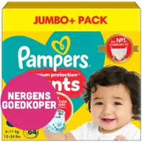 Pampers Premium Protection Luierbroekjes Maat 3 (6-11 Kg) 64 Stuks