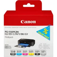 Canon PGI-550/CLI-551 Cartouches Pack Combiné