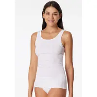 Schiesser Top ' Pure Rib ' wit