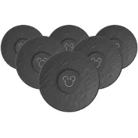 Villeroy & Boch Espressoschotel Manufacture Rock Mickey Mouse Zwart Ø12 (Set van 6)