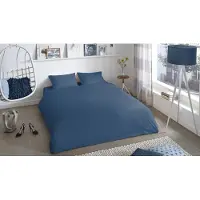 Good Morning Dekbedovertrek Uni Denim Katoen-200 x 200 / 220 cm | 2-Persoons