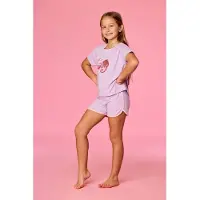 Woody Pyjama meisjes loose fit kameleon