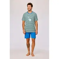 Woody Pyjama heren str t-shirt olifant