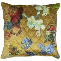 Beddinghouse Sierkussen Carré Fleuri - Goud