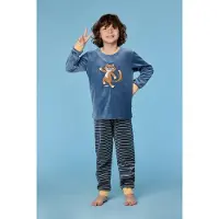 Woody Pyjama jongens kat gestr broek