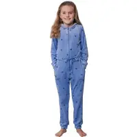 Pastunette Jumpsuit meisjes bloem capuchon