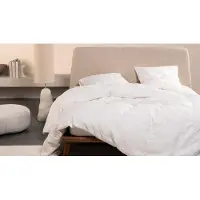 Essenza Dekbedovertrek Palma Wit Satijn-260 x 200 / 220 cm | Extra Breed