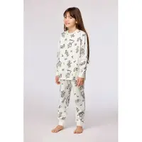Woody Kinder pyjama unisex inkleurprint pony
