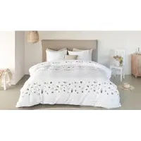 Marjolein bastin Dekbedovertrek Beach Naturel Katoen-140 x 200 / 220 cm | 1-Persoons