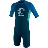 O'Neill Reactor Spring 2 Mm Junior Shorty Met Korte Mouwen En Rits Op De Rug