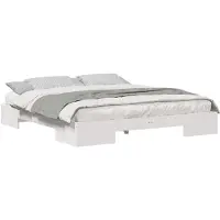 vidaXL Bedframe Wit 180 x 200 cm