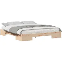 vidaXL Bedframe Bruin 180 x 200 cm