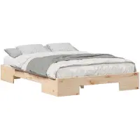 vidaXL Bedframe Bruin 120 x 190 cm