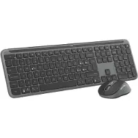 Logitech 920-012487 toetsenbord Inclusief muis Kantoor RF-draadloos + Bluetooth QWERTY Italiaans Grafiet