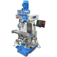 OEM Professionele freesmachine en boormachine met groot werkblad en digitaal display, BF 60, 400V