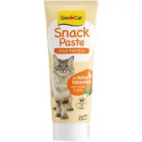 GimCat 8x Snackpasta Kip & Kattenkruid 75 gr