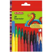 Herlitz Viltbordstiften, etui met 20 stuks