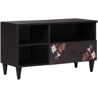 vidaXL Opbergkasten Multikleur 80 x 33,5 x 46 cm Massief Mango Hout