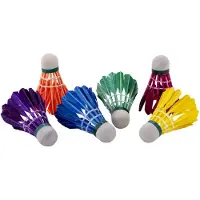 Engelhart Shuttles veren, kleuren assorti, in plastic koker