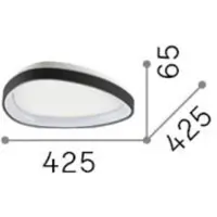 Ideal Lux GEMINI PL D042, in- en uitschakelaar, 2700K, plafondlamp,