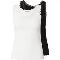ONLY Top 'ONLSARA' zwart / wit