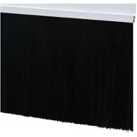 vidaXL Zelfklevende Deurborstels 6 st Wit 100 cm Aluminiumlegering