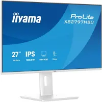 Iiyama XB2797HSU-W1 ProLite Monitor 27" IPS FHD 120Hz 350cd 2xUSB 3.2 2xUSB-C HDMI DP 2x2W HAS 150mm PIVOT wit