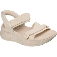 SKECHERS MAX CUSHIONING ELITE 2.0 SANDAL ZOE 141631-NAT, comfortbale shoes, 141631-NAT, Female, Beige Max Cushioning Elite 2.0 Zoe dames sandalen, beige (141631-NAT)