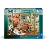 Ravensburger My Haven Kunstenaarschuur 1000 Stukjes Puzzel | Ontspannende Beelden | Unieke Stukken met Softclick Technologie