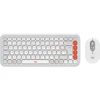 Logitech Pop Icon Combo Set Clavier et Souris Blanc AZERTY