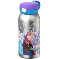Mepal Campus RVS drinkfles met flipdop 600 ml - Frozen Friends