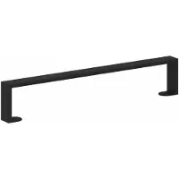 vidaXL Meubelvoeten 2 st Zwart 546 x 40,5 x 100 mm IJzer