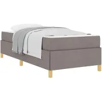 vidaXL Bedframe Taupe 80 x 200 cm Stof