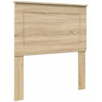 vidaXL Hoofdbord Sonoma Eik 100 cm Geconstrueerd hout