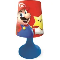 Lexibook Mini lampe de chevet veilleuse sans fil Super Mario