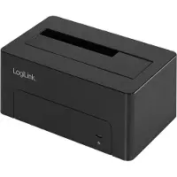 Logilink QP0027 USB-C 3.1 Gen 2 SATA 6 Gb/s 1 poort Harde schijf-dockingstation 2.5 inch, 3.5 inch