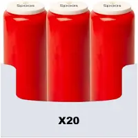 Spaas 20x Noveenkaars 9 Dagen Rood