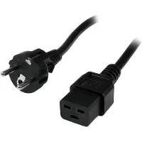 StarTech.com 2m Computer Power Cord - Schuko to C19