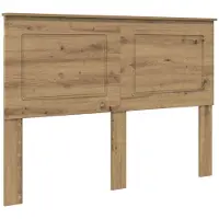 vidaXL Hoofdbord Artisan Eik Geconstrueerd hout