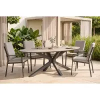 Lifestyle Garden Furniture Lifestyle Matara dining tuintafel ellipse 220 x 115 cm